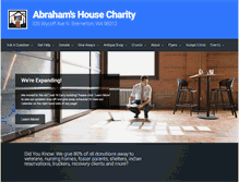 Tablet Screenshot of abrahamshouse.org